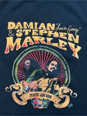 Damian & Stephen Marley Junior Gong Traffic Jam 2024 Tour Official T-Shirt